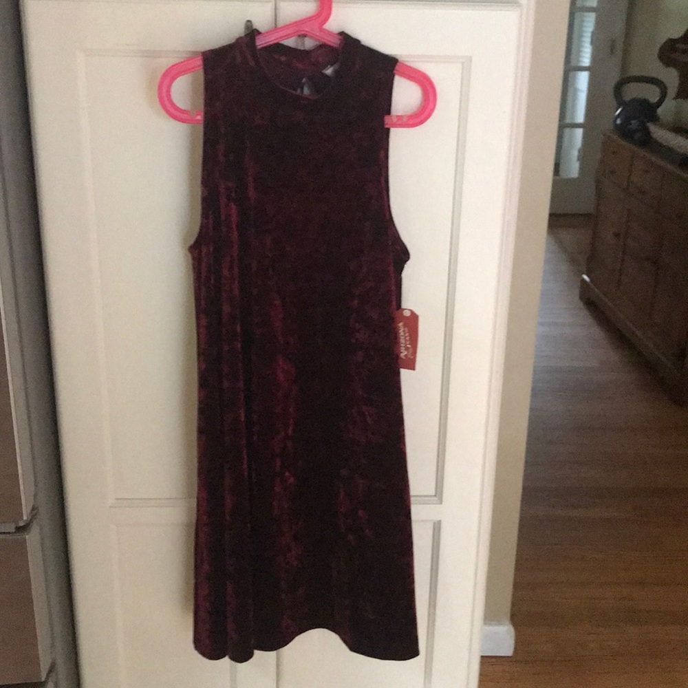 Arizona red velvet dress NEW